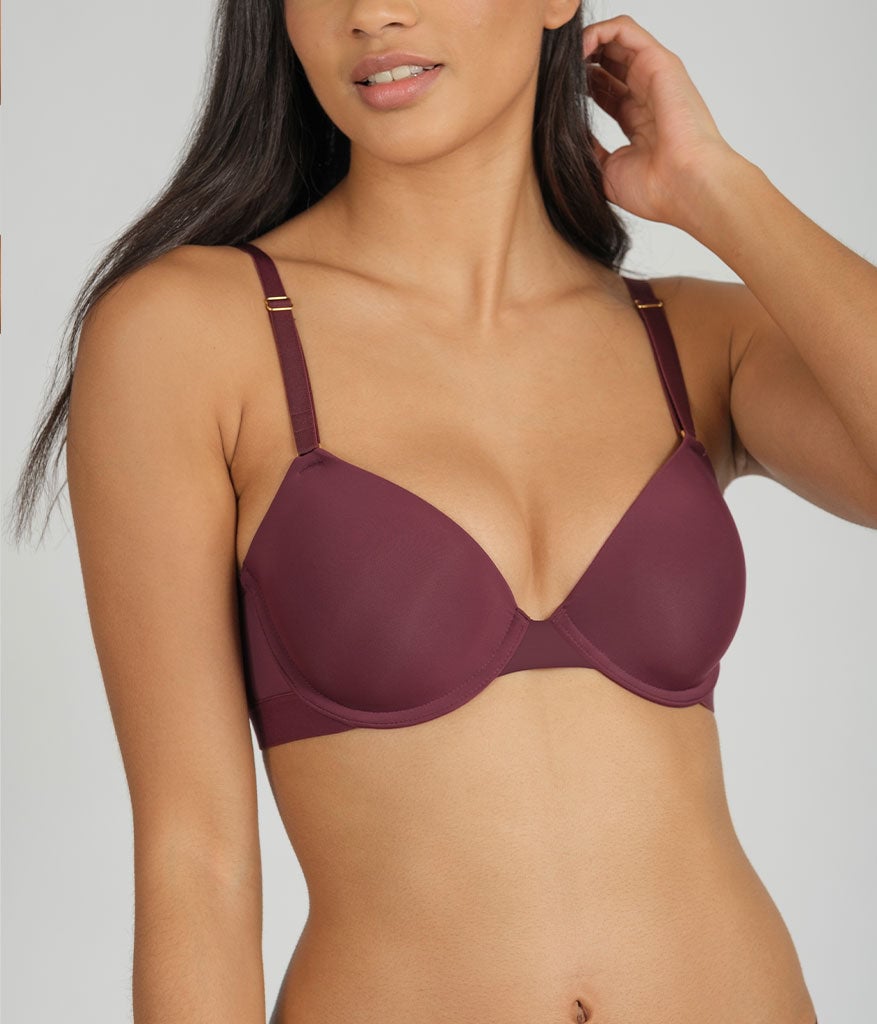 The T-Shirt Bra: Plum