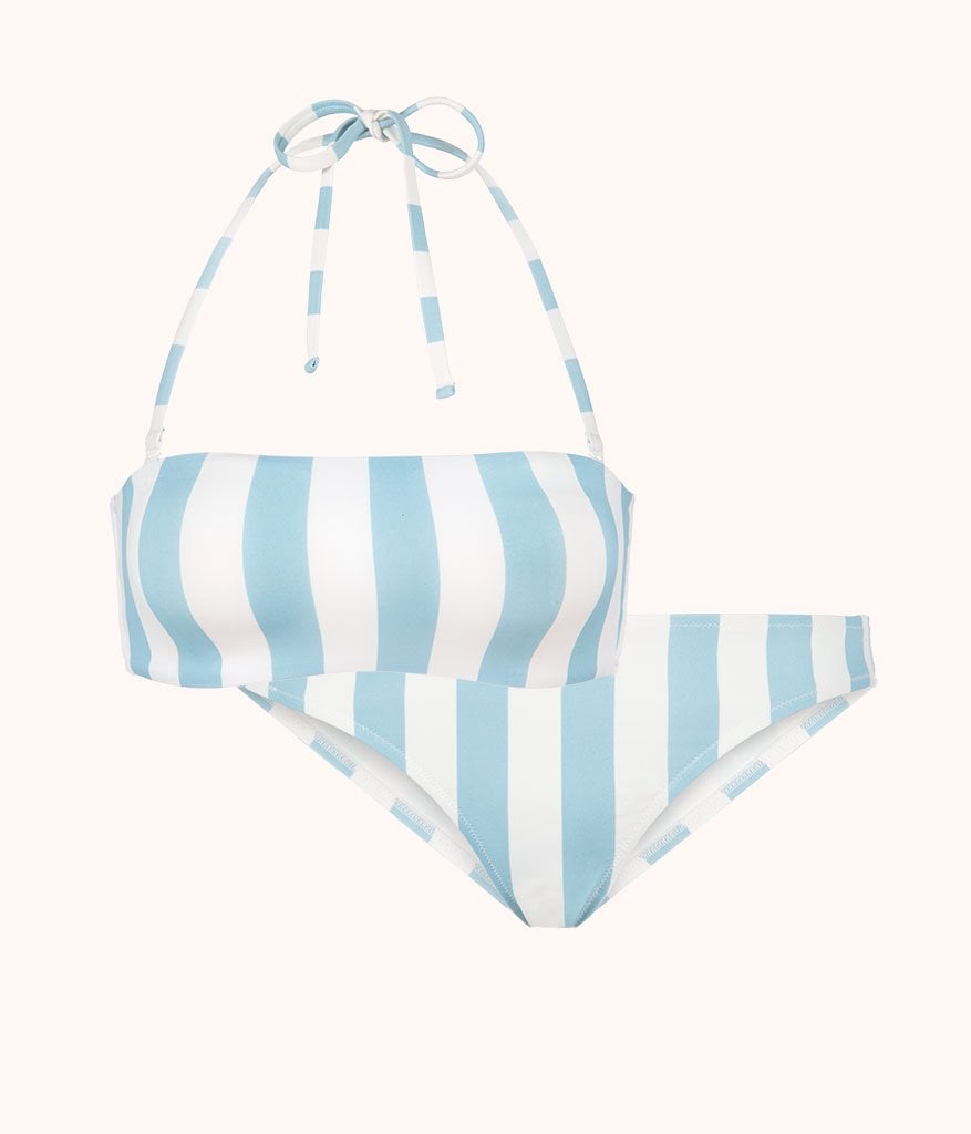 The Bandeau & Bikini Swim Bundle: Cabana Stripe