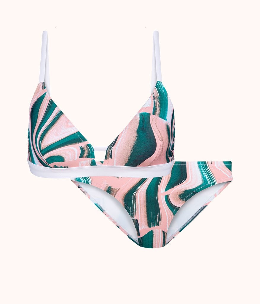 The Bralette & Bikini Swim Bundle: Paint Brush